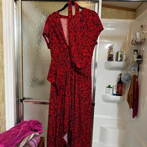 Iman Wrap Style Dress